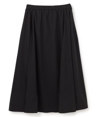 UNFILO 【セットアップ着用可/ウエストゴム】FINE MOVE パンチング ドット スカート