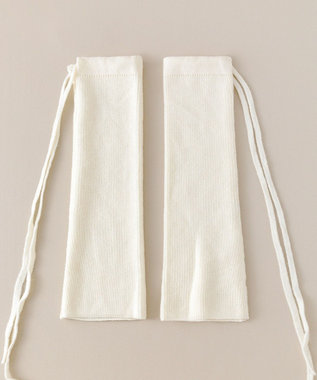 WEGO レースアップデザインニットレッグカバー