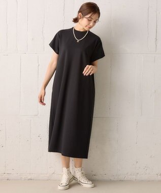 組曲 【WEB限定】バックギャザーＴワンピース ブラック系