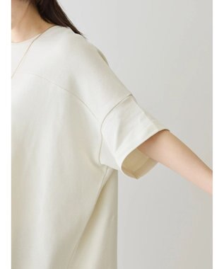 AMERICAN HOLIC ミニ裏毛ポンチョチュニック1 Ivory