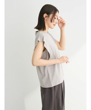Green Parks ・ＳＵＧＡＲ　ＳＰＯＯＮ【ＣＯＯＬ】フレンチスリーブＴＥＥ Light Gray