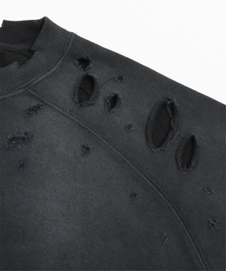 WEGO ショートダメージプルオーバー ブラックその他