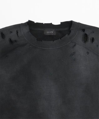 WEGO ショートダメージプルオーバー ブラックその他