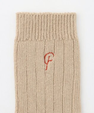 23区GOLF 【23FONDATION/MEN】17センチ丈 ソックス ベージュ系