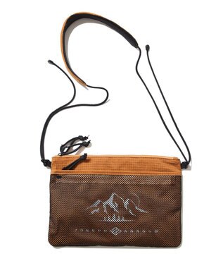 JOSEPH ABBOUD MOUNTAIN 【UNISEX】パワーリップルワシャー サコッシュ オレンジ系