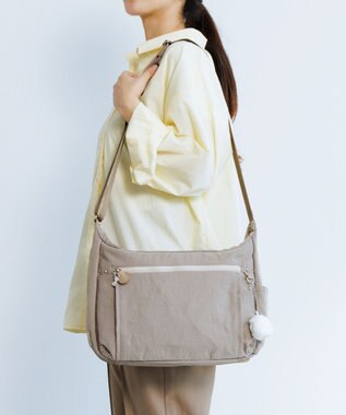 ACE BAGS & LUGGAGE Kanana project PJ8-3rd フリーウェイバッグ 舟形 ショルダーバッグ 62106 カナナ プロジェクト グレージュ