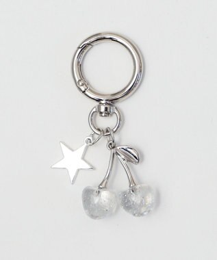 WEGO カラークリアチェリーキーホルダー 柄1