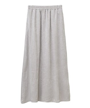 CRAFT STANDARD BOUTIQUE 光沢ワッシャースカート Gray