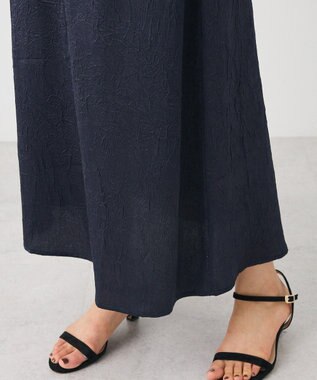 CRAFT STANDARD BOUTIQUE 光沢ワッシャースカート Black