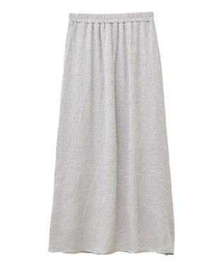 CRAFT STANDARD BOUTIQUE 光沢ワッシャースカート Gray