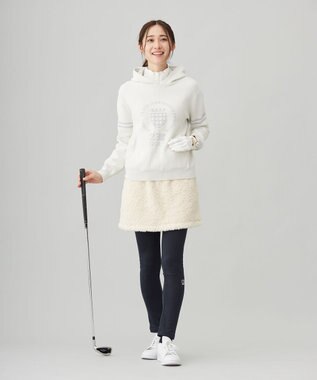 23区GOLF 【WOMEN】ボアスカート アイボリー系