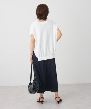 CRAFT STANDARD BOUTIQUE 光沢ワッシャースカート Black