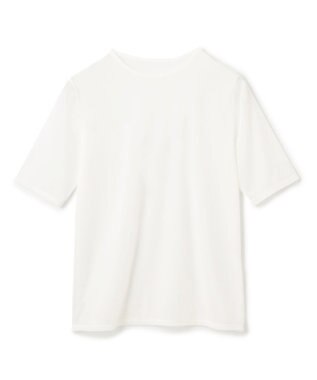 uncrave トリコットシフォン ハーフスリーブカットソー オフ