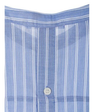 AMERICAN HOLIC イージーケア＋接触冷感　Ｗポケットシャツチュニック Stripe Navy