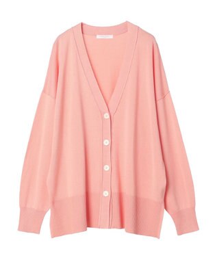 Green Parks 洗える　ミドル丈カーディガン Pink