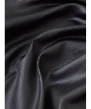 Green Parks レザー風キャミワンピース Black