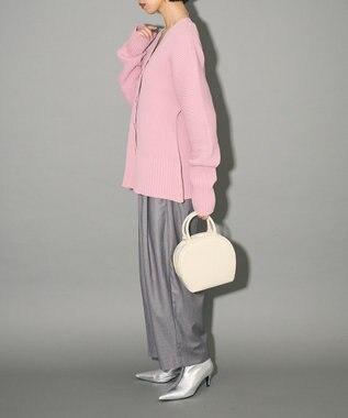 Green Parks リブニットカーディガン Pink