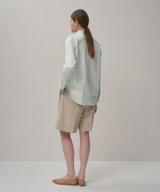 ATON WASHER OXFORD | スタンダードシャツ GREEN