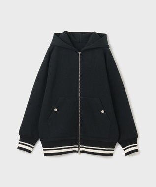 GRACE CONTINENTAL ダンボールニットフーディー ブラック