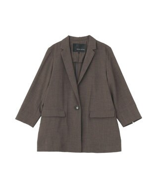 YECCA VECCA リネンライクジャケット Brown