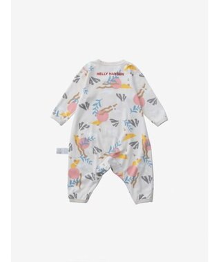 HELLY HANSEN 【べビー】マイファーストHHプリントロンパースセット アイボリー