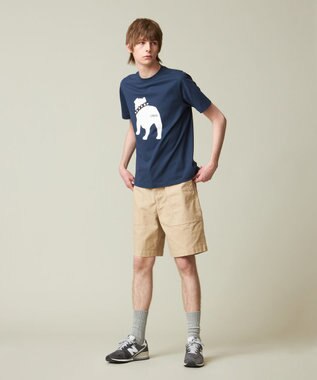 J.PRESS MEN 【UNISEX】バックブルTシャツ ダルブルー系