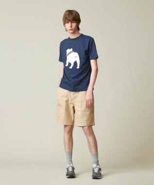 J.PRESS MEN 【UNISEX】バックブルTシャツ ダルブルー系