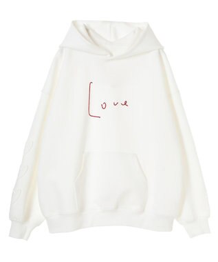 Green Parks ■高橋愛×ＧｒｅｅｎＰａｒｋｓロゴパーカー Dark Gray