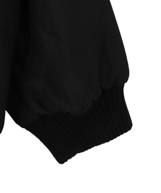 WEGO ヴィンテージライクFレザーRVブルゾン ブラック