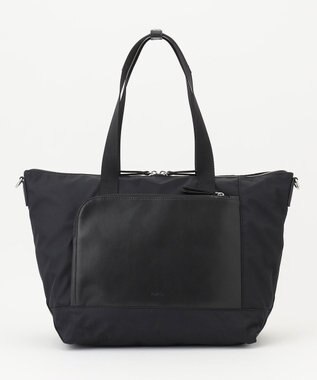 Y'SACCS ナイロン×リサイクルレザー　コンビマルチトート