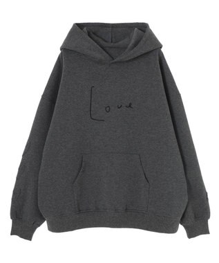 Green Parks ■高橋愛×ＧｒｅｅｎＰａｒｋｓロゴパーカー Dark Gray