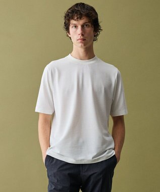 JOSEPH ABBOUD 【【イタリア素材/清涼】】ジャージーサッカー Tシャツ