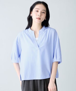 ANY 楽映えスキッパーブラウス（セットアップ着用可）