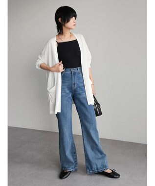 Green Parks ＵＶカットシアートッパーカーディガン Off White