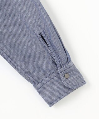 JOSEPH ABBOUD 【25SS・2WAY】リバーシブルシャツ サックスブルー系