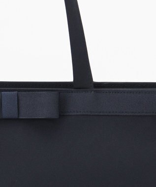 組曲 NOIR 【A4サイズ収納可】トートバッグ横長大 ネイビー系