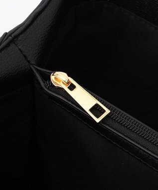 ANY 【A4サイズ収納可】スクエアライントートバッグ ブラック