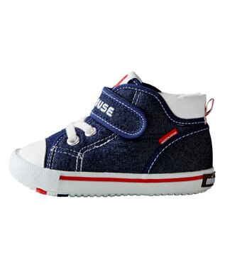 MIKI HOUSE HOT BISCUITS 【ミキハウス】【13.5-15cm】 セカンドベビーシューズ インディゴブルー