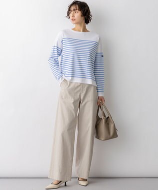 23区 L 【先行予約】スラブツイルストレッチ ベイカーパンツ ベージュ