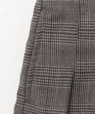 ANY KIDS チェック柄 プリーツ キュロット グレンチェック