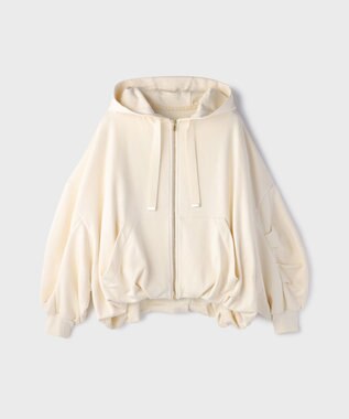 GRACE CONTINENTAL バル－ン裏毛パ－カ－ キナリ