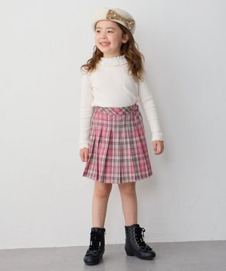 ANY KIDS パールリボンベレー帽 エクリュ