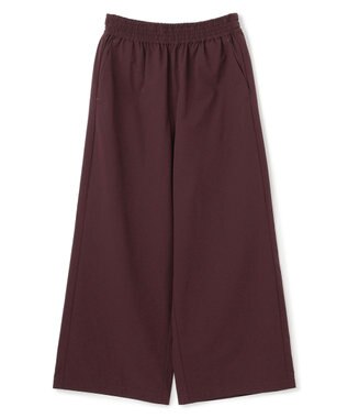 UNFILO FINE MOVE ワイドパンツ [NEW]バーガンディ