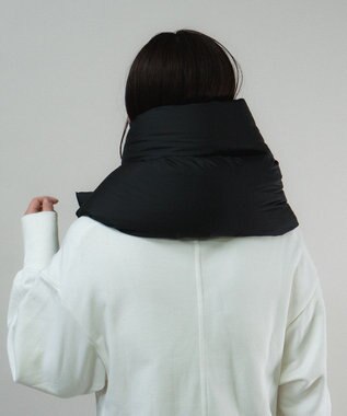KWD 【日本製】DOWN SCARF グリーンダウン ダウンスカーフ ブラック