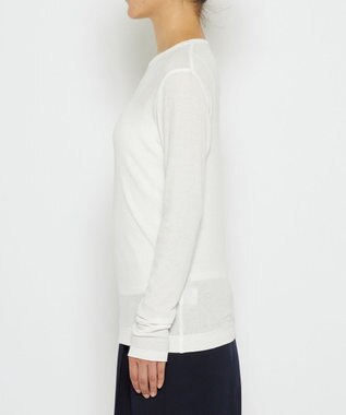 uncrave シアー クルーネック カットソー ホワイト