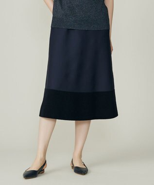 モールブロッキングニット スカート