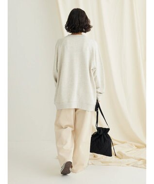 CRAFT STANDARD BOUTIQUE プリント裏毛ビッグプルオーバー Oatmeal