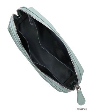 Green Parks ピーター・パン／フラワー合皮ポーチ Beige