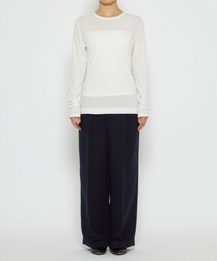 uncrave シアー クルーネック カットソー ホワイト