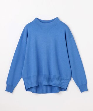 ANY L 【新色追加】ハイネックデイリーニット ブルー